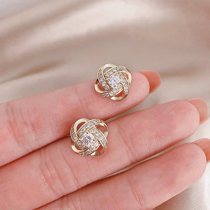 Female Dandelion Stud Earring 100% 925 Sterling Silver Earrings for Women Gift Sterling-Silver-Jewelry Pendientes Mujer