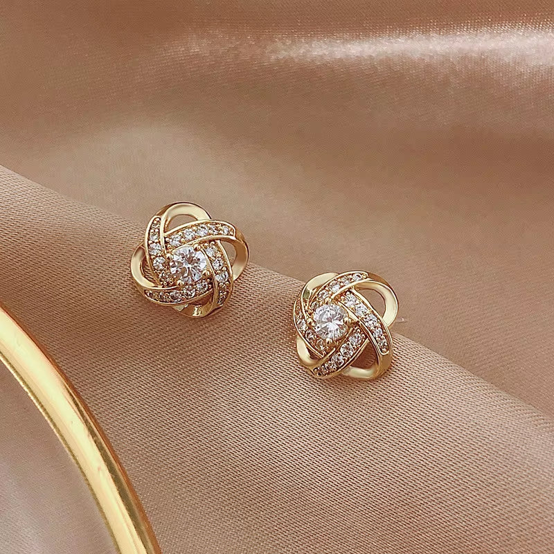 Female Dandelion Stud Earring 100% 925 Sterling Silver Earrings for Women Gift Sterling-Silver-Jewelry Pendientes Mujer