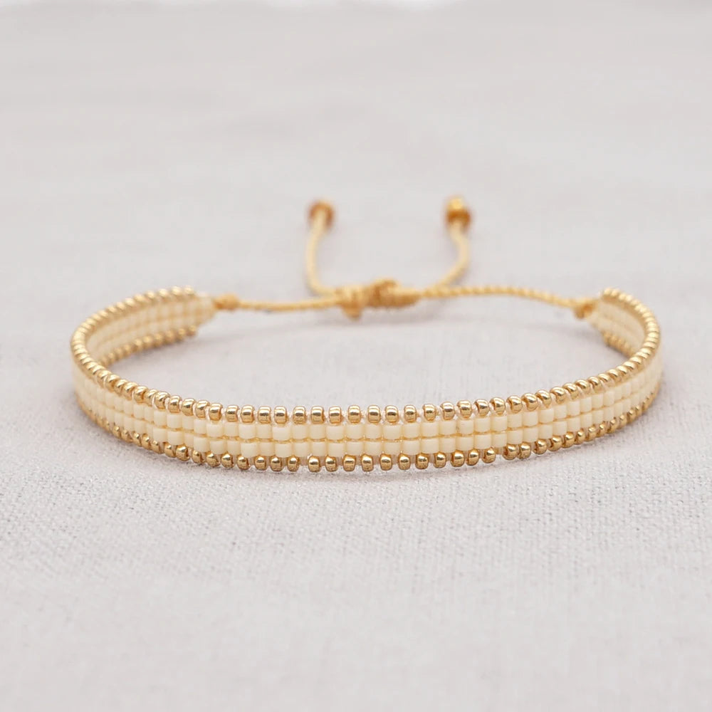 Handmade Fashion Bracelet Jewelry Miyuki Seed Beads Pulseras Mujer Moda Adjustable Rope Bracelets for Women