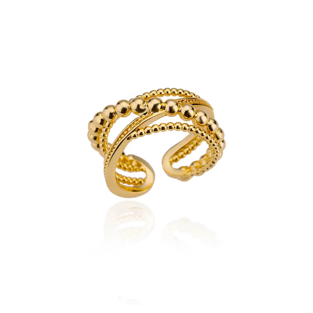 Zircon Bar Rings for Women Stainless Steel Bar Opening Geometric Ring 2025 Trending Luxury Wedding Aesthetic Jewelry Anillos