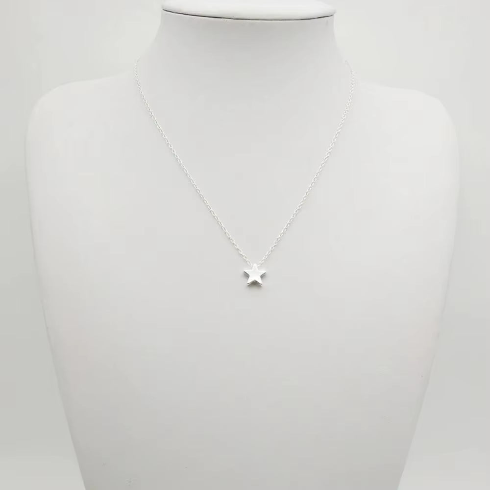 2024 New Women Chocker Gold/Silver Color Chain Star Heart Choker Necklace Jewelry Collana Kolye Bijoux Collares Mujer Collier