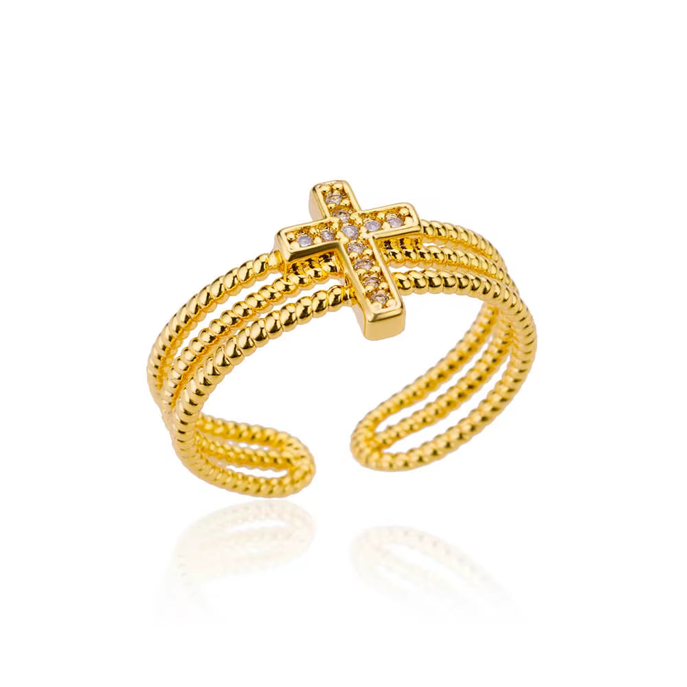 Zircon Bar Rings for Women Stainless Steel Bar Opening Geometric Ring 2025 Trending Luxury Wedding Aesthetic Jewelry Anillos