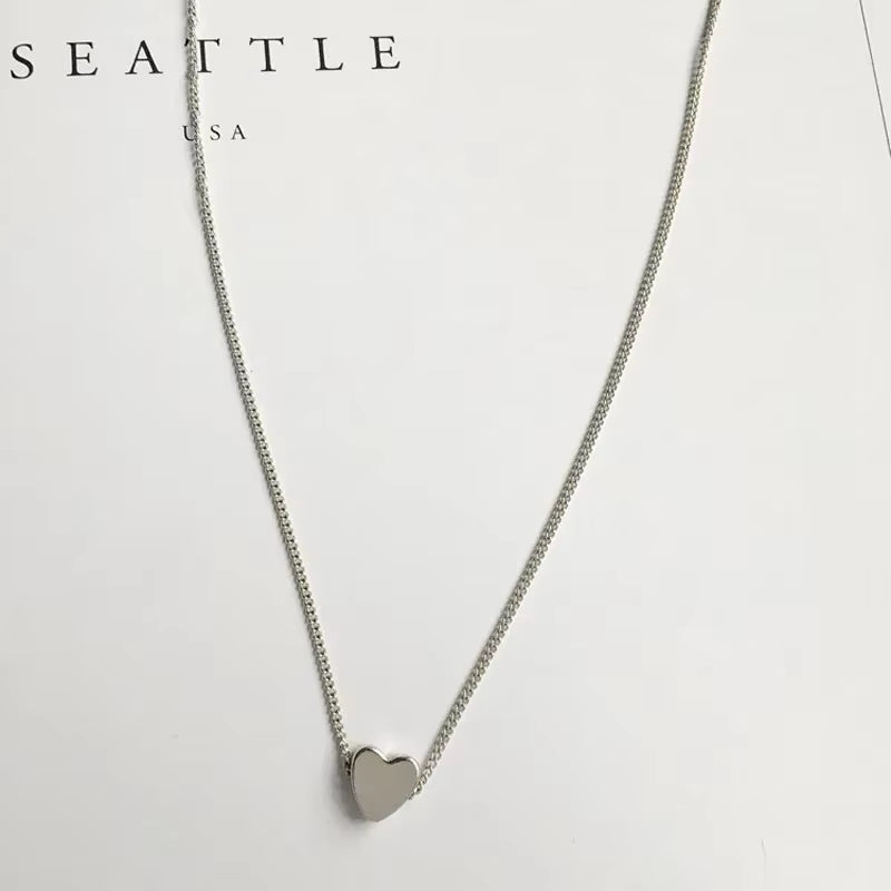 2024 New Women Chocker Gold/Silver Color Chain Star Heart Choker Necklace Jewelry Collana Kolye Bijoux Collares Mujer Collier