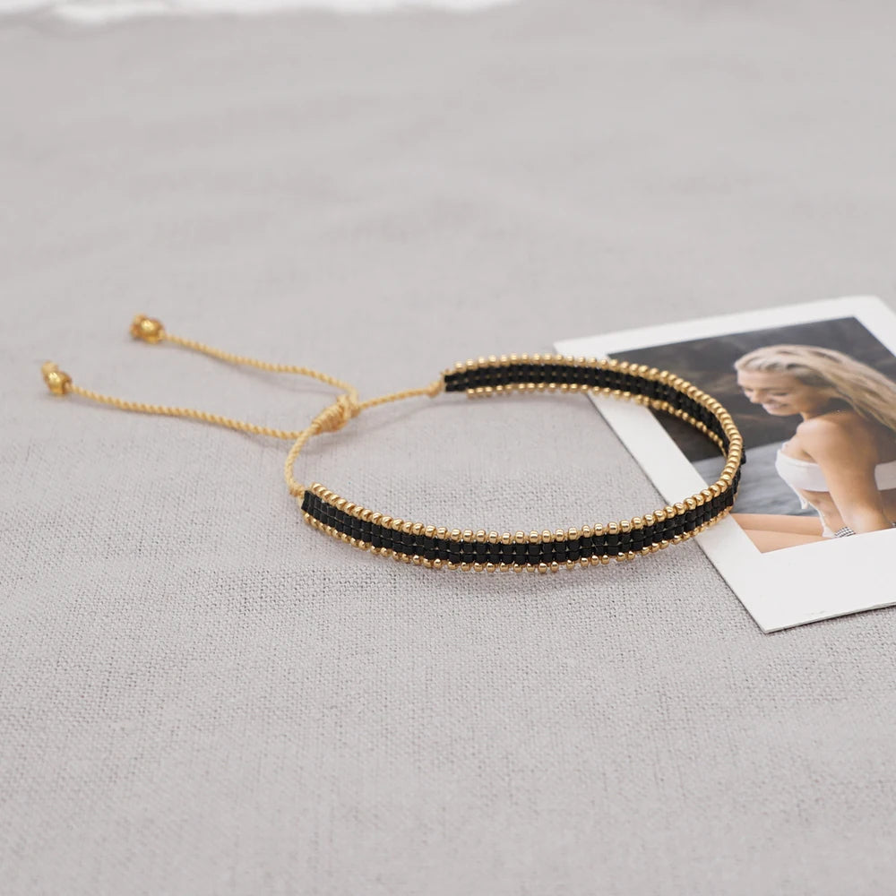 Handmade Fashion Bracelet Jewelry Miyuki Seed Beads Pulseras Mujer Moda Adjustable Rope Bracelets for Women